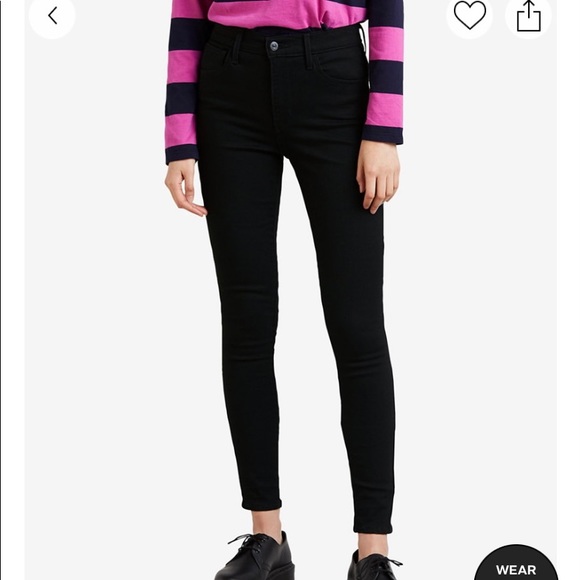Levi's Denim - Womens black 720 Levi’s jeans